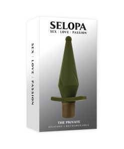 Selopa The Private Rechargeable Butt Plug Silicone Green