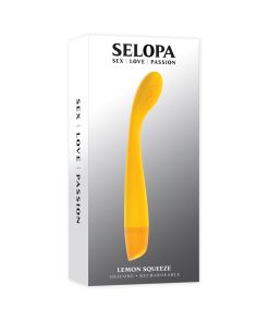 Selopa Lemon Squeeze Rechargeable Vibe Silicone Yellow