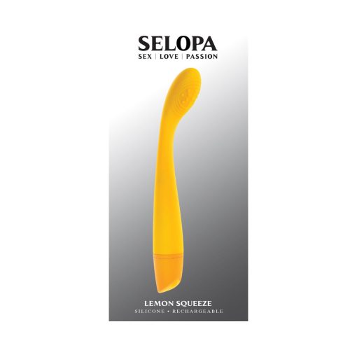 Selopa Lemon Squeeze Rechargeable Vibe Silicone Yellow - Image 9