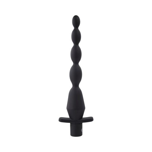 Selopa Vibrating Butt Beads Rechargeable Anal Silicone Black - Image 2