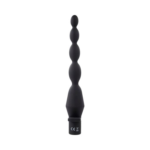 Selopa Vibrating Butt Beads Rechargeable Anal Silicone Black - Image 3