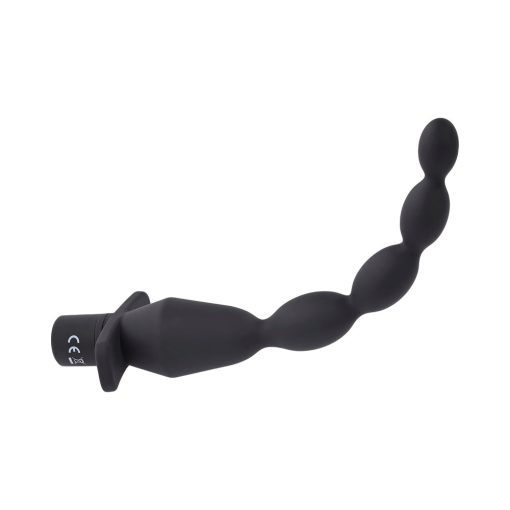 Selopa Vibrating Butt Beads Rechargeable Anal Silicone Black - Image 5