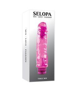 Selopa Thicc Boi Vibrating Vibe Rubber Pink