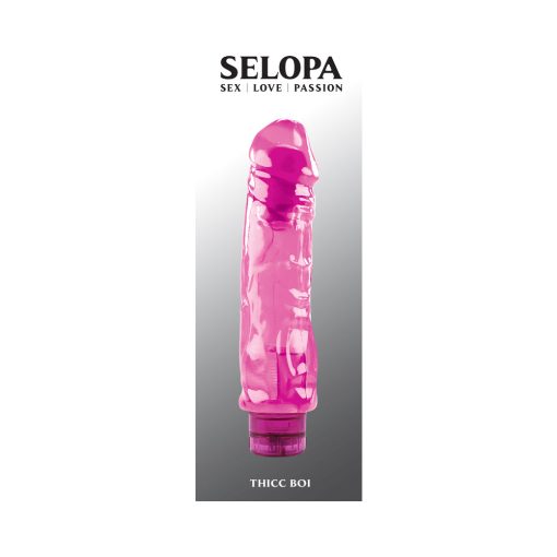 Selopa Thicc Boi Vibrating Vibe Rubber Pink - Image 8