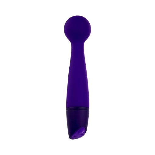 Selopa Gumball Rechargeable Slim Wand Silicone Purple - Image 5