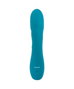 Evolved Fierce Flicker Rechargeable Dual Stim Vibe Silicone Teal