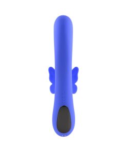 Evolved Butterfly Dreams Rechargeable Dual Stim Vibe Silicone Blue