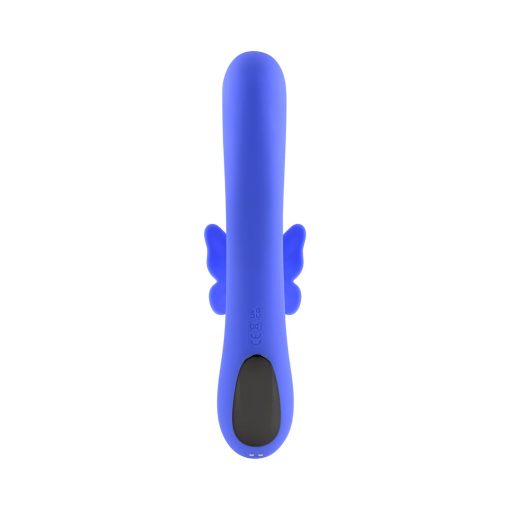 Evolved Butterfly Dreams Rechargeable Dual Stim Vibe Silicone Blue - Image 3