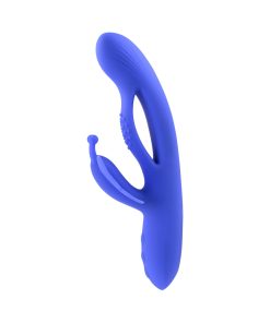 Evolved Butterfly Dreams Rechargeable Dual Stim Vibe Silicone Blue