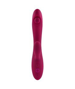 Evolved Jammin G Rechargeable Tapping Dual Stim Vibe Silicone Pink