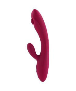 Evolved Jammin G Rechargeable Tapping Dual Stim Vibe Silicone Pink