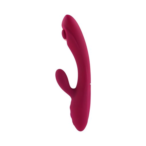 Evolved Jammin G Rechargeable Tapping Dual Stim Vibe Silicone Pink - Image 4