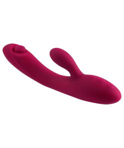 Evolved Jammin G Rechargeable Tapping Dual Stim Vibe Silicone Pink