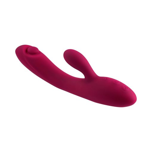 Evolved Jammin G Rechargeable Tapping Dual Stim Vibe Silicone Pink - Image 7