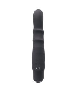 Evolved Ringmaster Rechargeable Dual Stim Vibe Silicone Black
