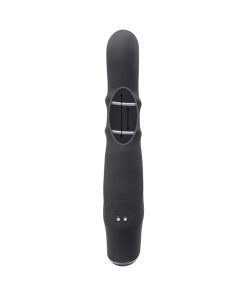 Evolved Ringmaster Rechargeable Dual Stim Vibe Silicone Black