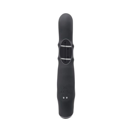 Evolved Ringmaster Rechargeable Dual Stim Vibe Silicone Black - Image 6