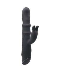 Evolved Ringmaster Rechargeable Dual Stim Vibe Silicone Black