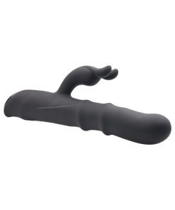 Evolved Ringmaster Rechargeable Dual Stim Vibe Silicone Black