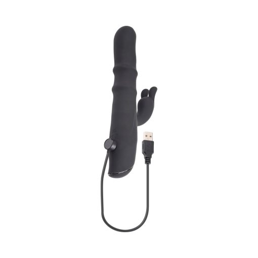 Evolved Ringmaster Rechargeable Dual Stim Vibe Silicone Black - Image 9