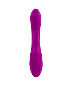 Evolved Fourgasm Rechargeable Triple Stim Vibe With Suction Silicone Purple