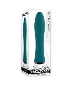 Evolved Ultra Wave Rechargeable Vibrator Teal
