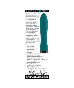 Evolved Ultra Wave Rechargeable Vibrator Teal