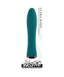 Evolved Ultra Wave Rechargeable Vibrator Teal