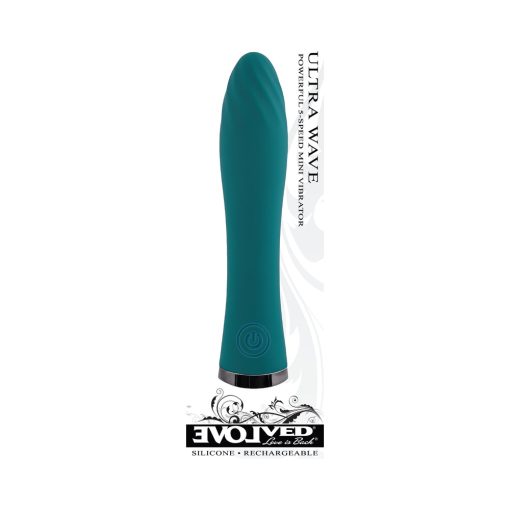 Evolved Ultra Wave Rechargeable Vibrator Teal - Image 9