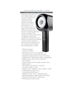 Zero Tolerance Let It Slide Rechargeable Stroker Black