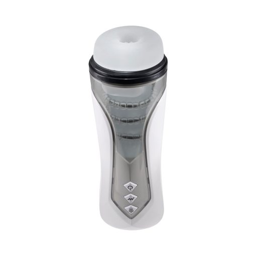 Zero Tolerance Stroking Buddy Rechargeable Vibrating Stroker White - Image 8