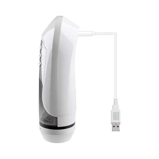 Zero Tolerance Stroking Buddy Rechargeable Vibrating Stroker White - Image 11