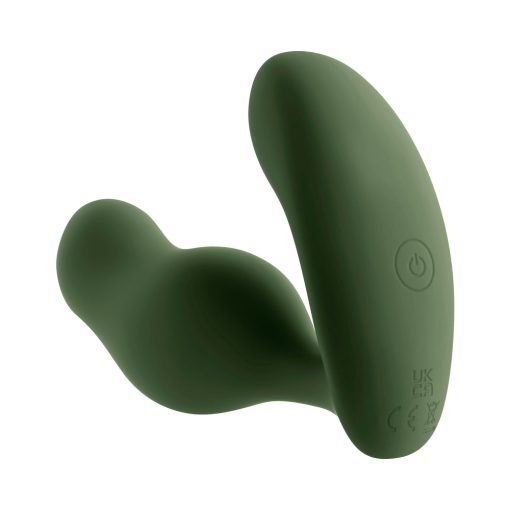 Zero Tolerance The Sergeant Rechargeable Vibrating Prostate Anal Vibe Silicone Green - Image 7