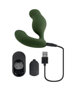 Zero Tolerance The Sergeant Rechargeable Vibrating Prostate Anal Vibe Silicone Green