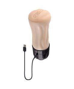 Zero Tolerance Tight Lipped Rechargeable Stroker With Suction Light