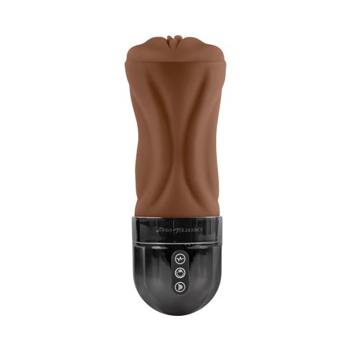 Zero Tolerance Tight Lipped Rechargeable Stroker With Suction Dark - Image 2