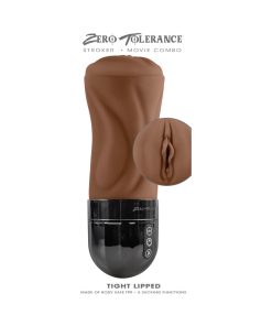 Zero Tolerance Tight Lipped Rechargeable Stroker With Suction Dark