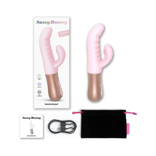 Love To Love Sassy Bunny Thrusting Rabbit Baby Pink