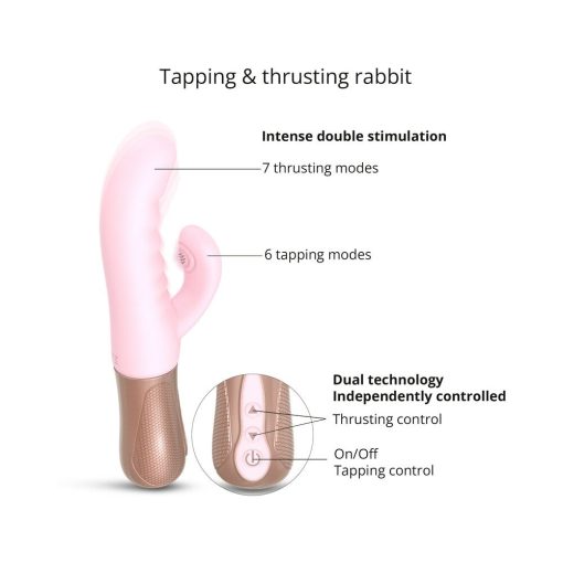 Love To Love Sassy Bunny Thrusting Rabbit Baby Pink - Image 3
