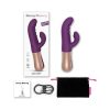 Sassy Bunny Thrusting Rabbit Vibrator – Dual Stimulator (Purple Rain)