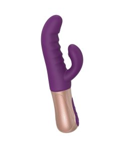 Sassy Bunny Thrusting Rabbit Vibrator – Dual Stimulator (Purple Rain)