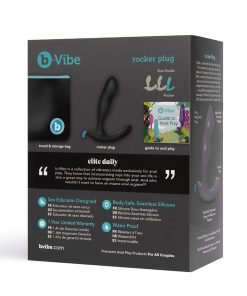 B-Vibe Rocker Rocking Weighted Prostate Plug Black