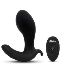 B-Vibe Expand Expanding And Vibrating Remote Control Plug Black