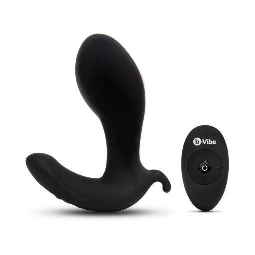 B-Vibe Expand Expanding And Vibrating Remote Control Plug Black - Image 4