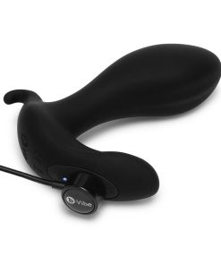 B-Vibe Expand Expanding And Vibrating Remote Control Plug Black