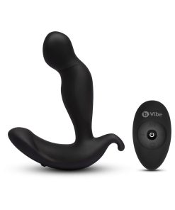 B-Vibe 360 Rotating And Vibrating Remote Control Plug Black