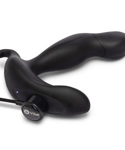 B-Vibe 360 Rotating And Vibrating Remote Control Plug Black