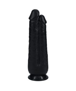 Realrock Two In One 9 In. / 10 In. Dildo Black