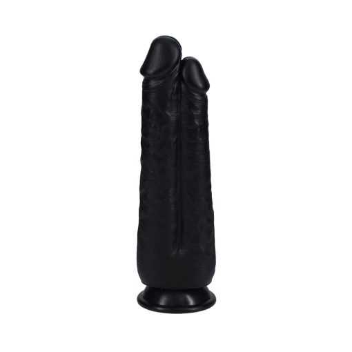 Realrock Two In One 9 In. / 10 In. Dildo Black - Image 2