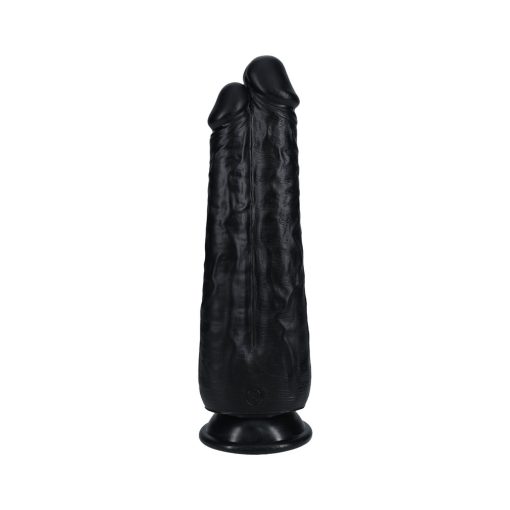 Realrock Two In One 9 In. / 10 In. Dildo Black - Image 4